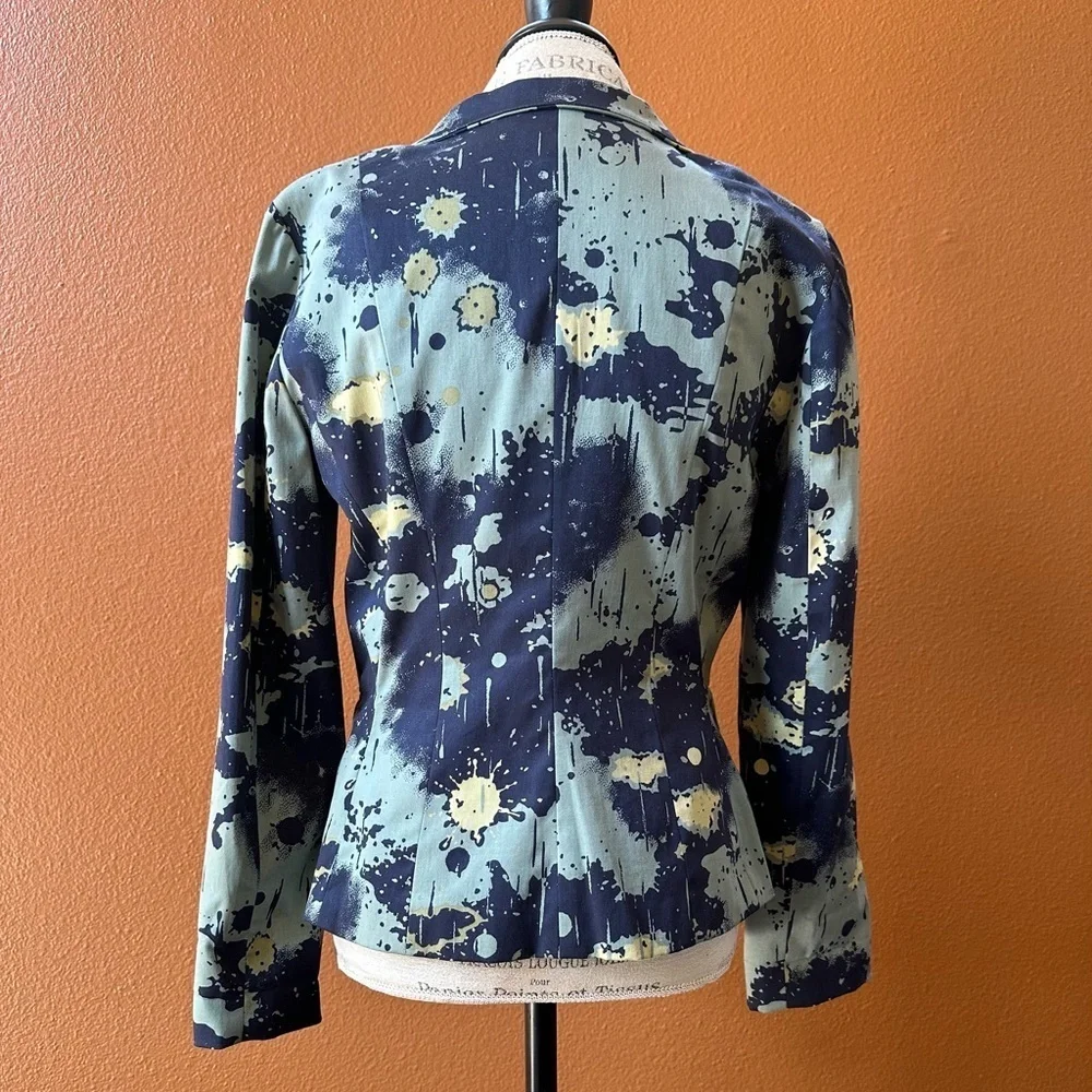 Sandro Splatter Print Blazer Women’s Medium New Without Tags! - Picture 5 of 6